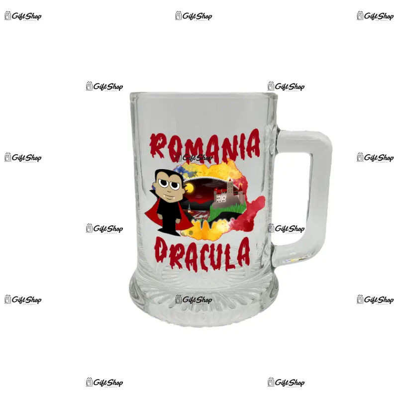 Dracula romania, halba cu mesaj 1